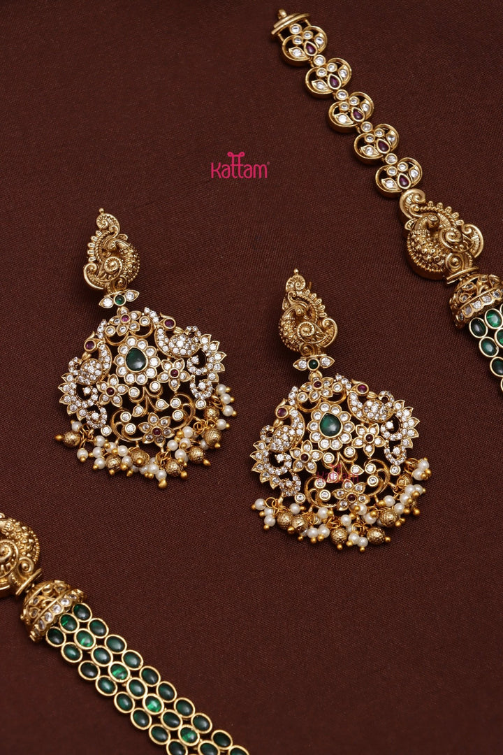 Idhanya - Emerald Peacock Stone Haram - N3661