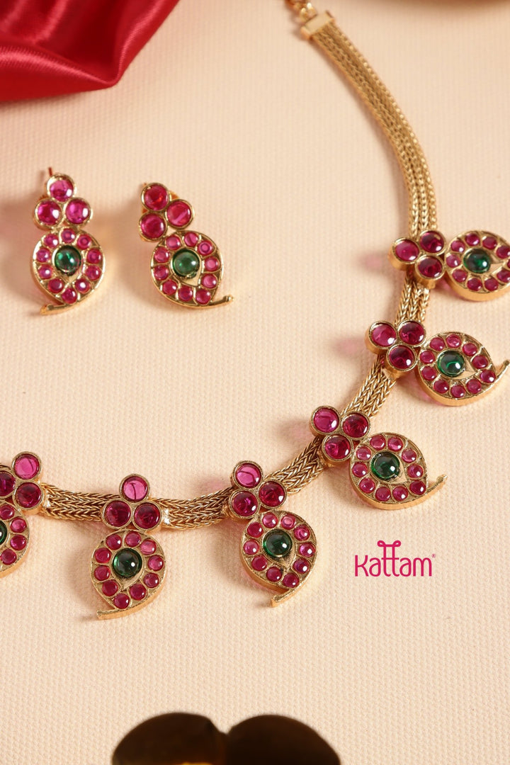 Kemp Manga Attigai Choker - N3430