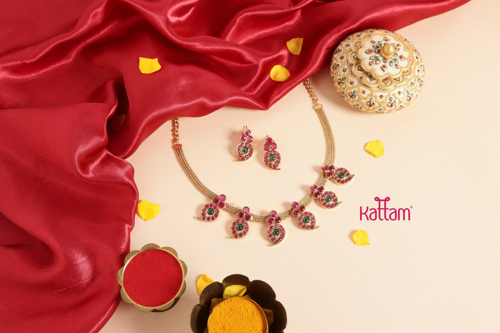 Kemp Manga Attigai Choker - N3430