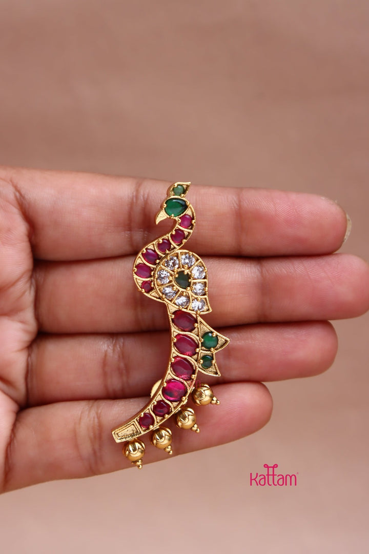 Kemp Peacock Earcuff Earring - E1076