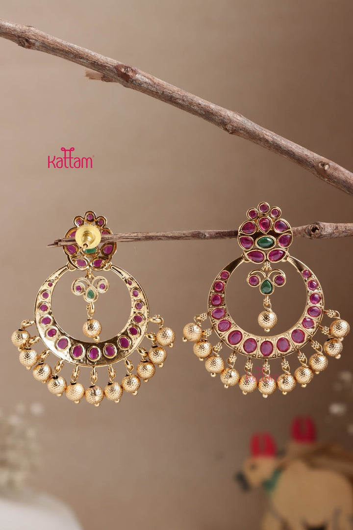 Kemp Stone Chandbali Earring - E1053