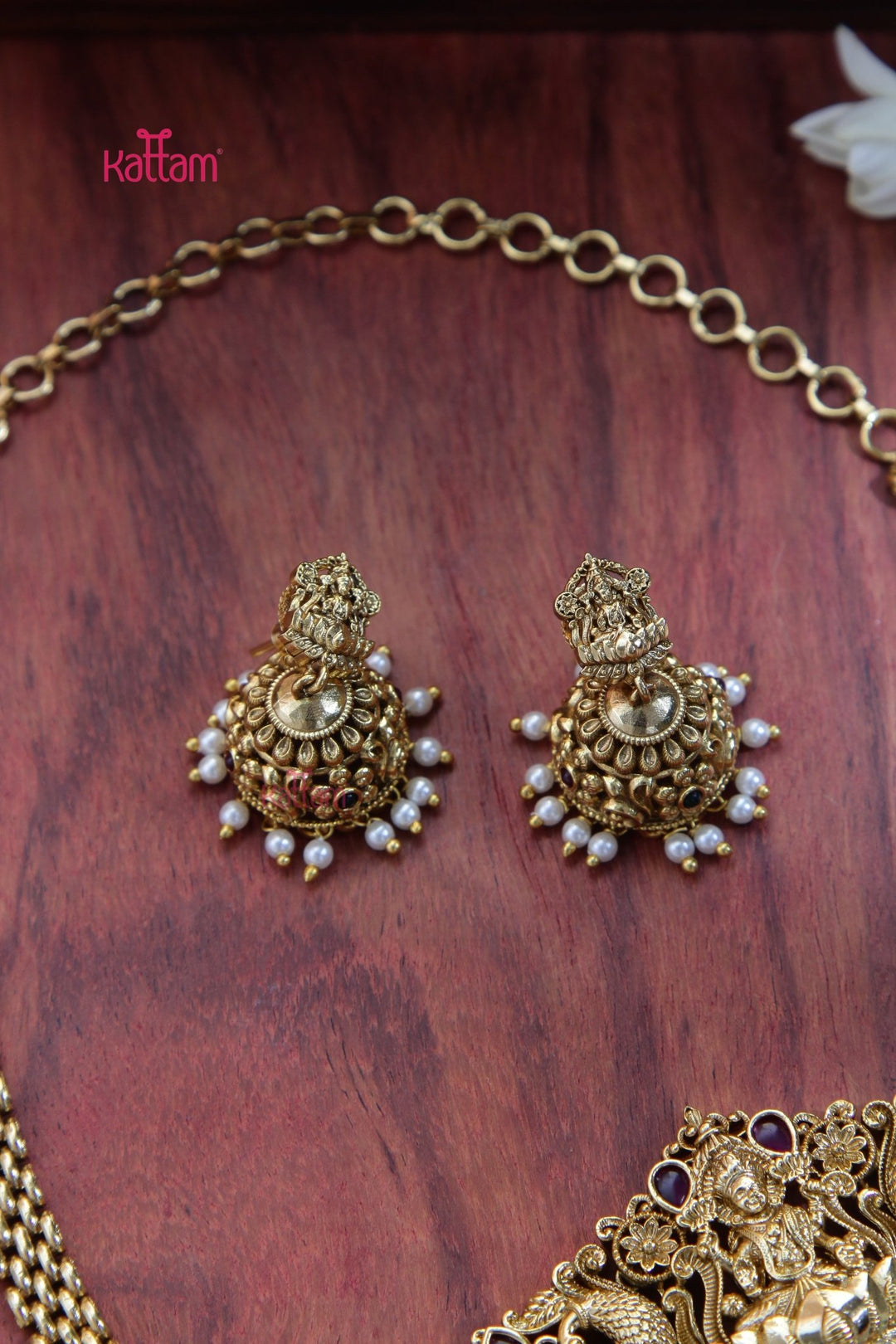 Kids Goddess Jhumka Drop Choker - N3387