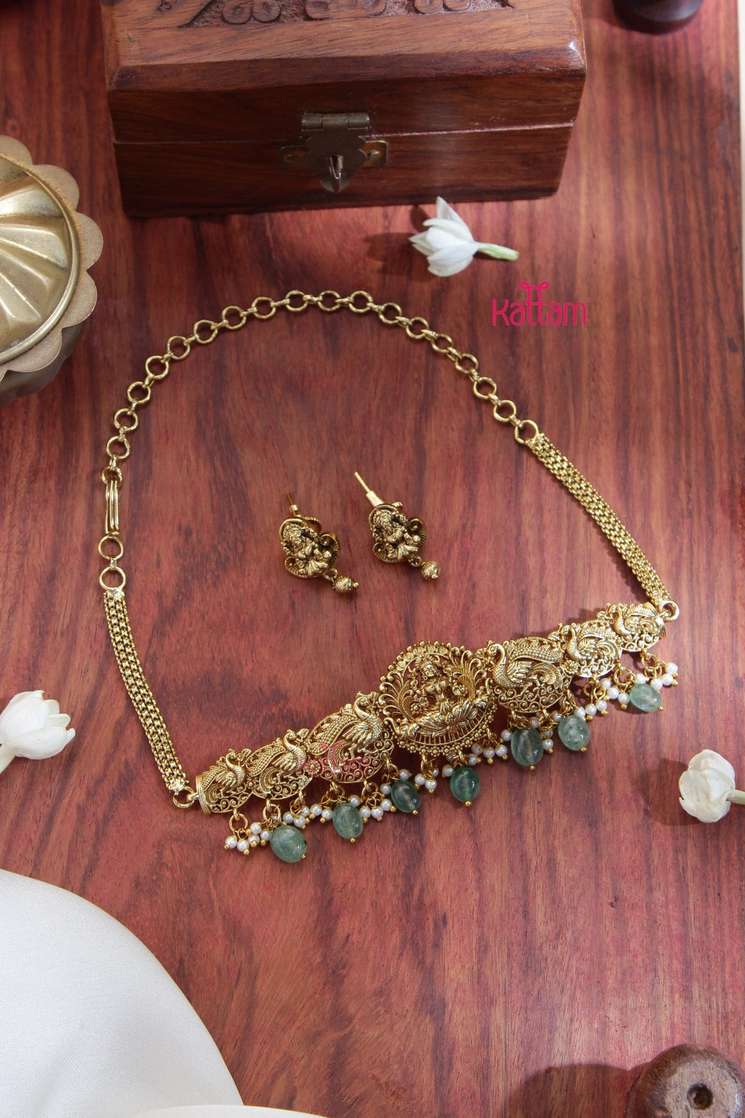 Kids Lakshmi Peacock Choker Set - N3380