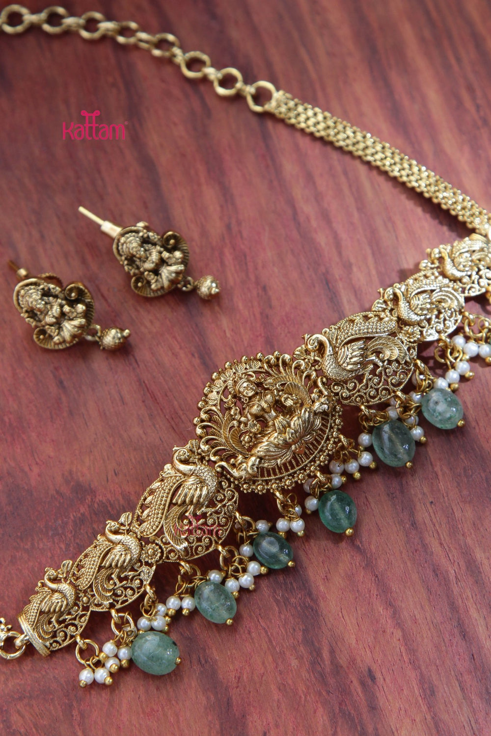 Kids Lakshmi Peacock Choker Set - N3380