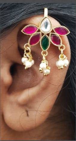 Kundan Bugadi Press On Style - Design 15 - E1125