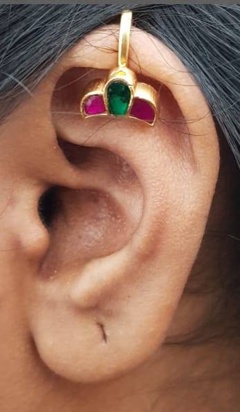 Kundan Bugadi Press On Style - Design 18 - E1128