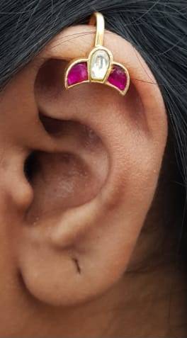 Kundan Bugadi Press On Style - Design 19 - E1129