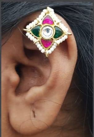 Kundan Bugadi Press On Style - Design 27 - E1137