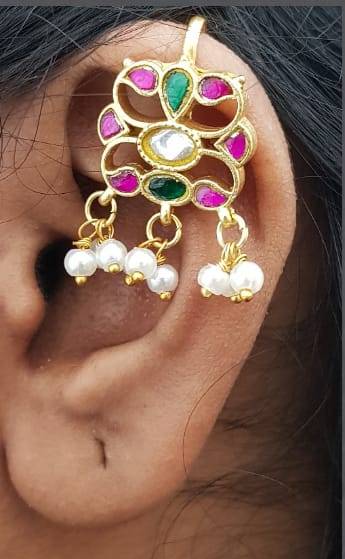 Kundan Bugadi Press On Style - Design 38 - E1148