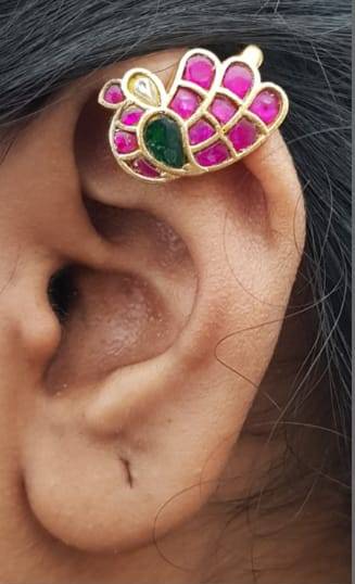 Kundan Bugadi Press On Style - Design 4 - E1114