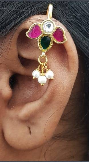 Kundan Bugadi Press On Style - Design 40 - E1150