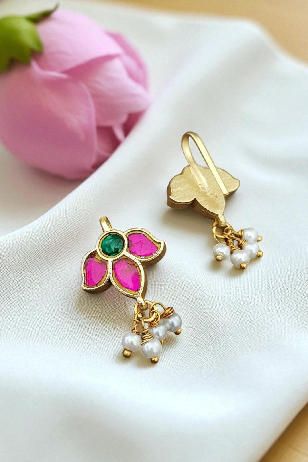 Kundan Bugadi Press On Style - Design 41 - E1151