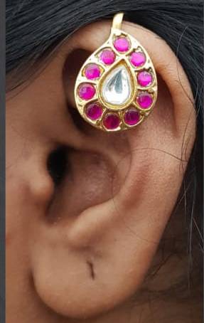 Kundan Bugadi Press On Style - Design 50 - E1160