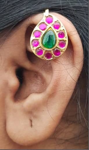 Kundan Bugadi Press On Style - Design 51 - E1161