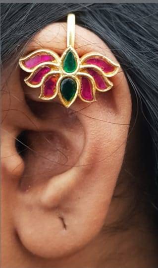 Kundan Bugadi Press On Style - Design 68 - E1178