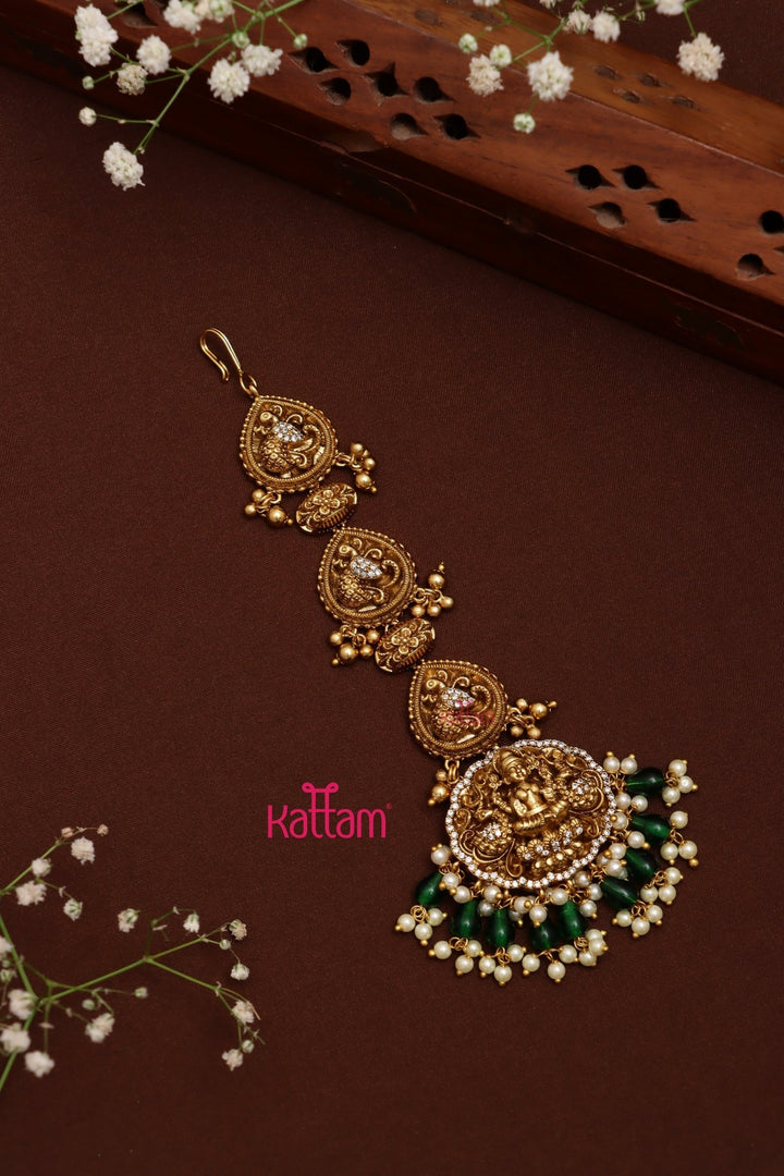 Lakshmika Goldtone Bridal Maangtikka - MT153