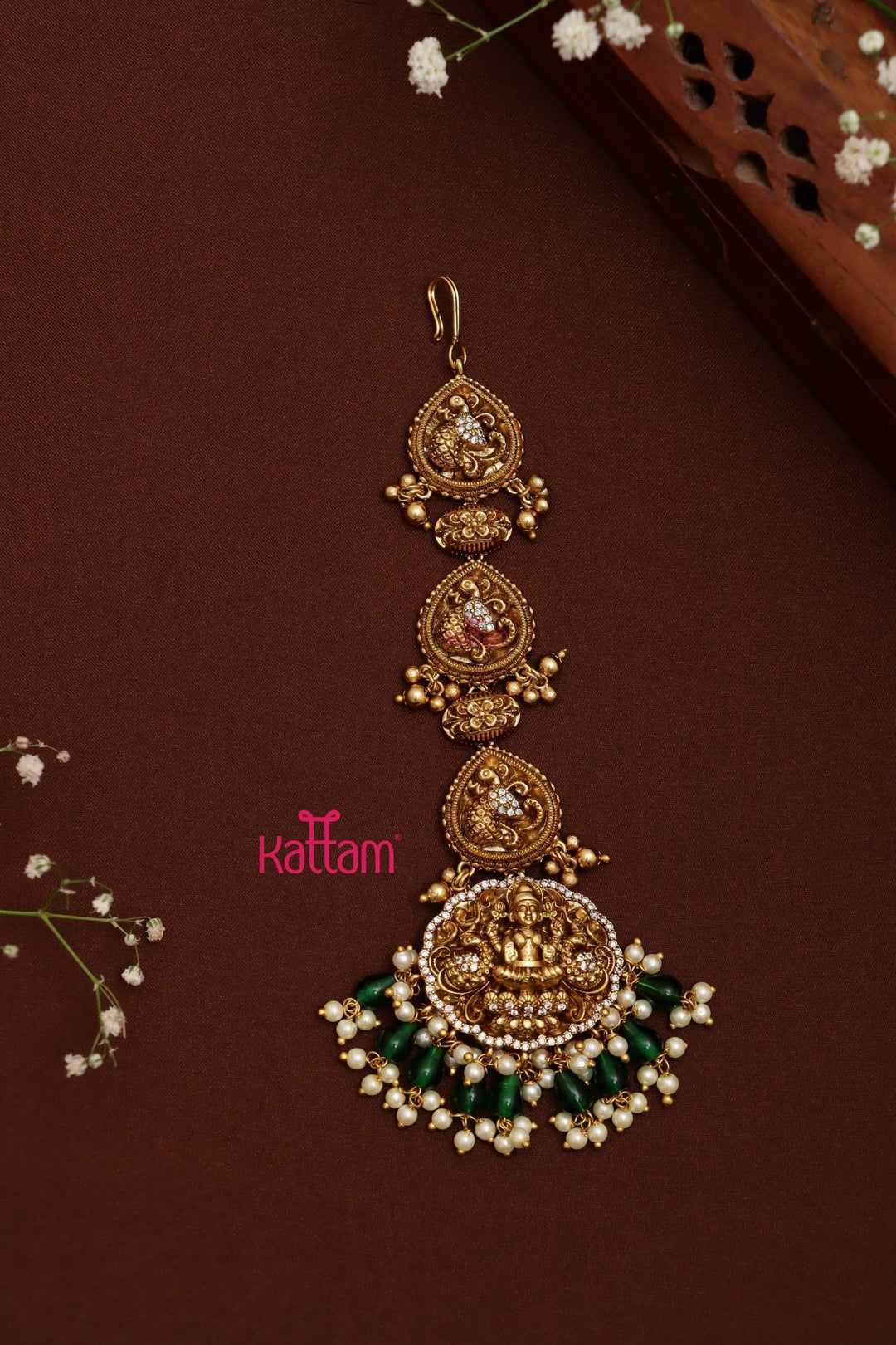 Lakshmika Goldtone Bridal Maangtikka - MT153