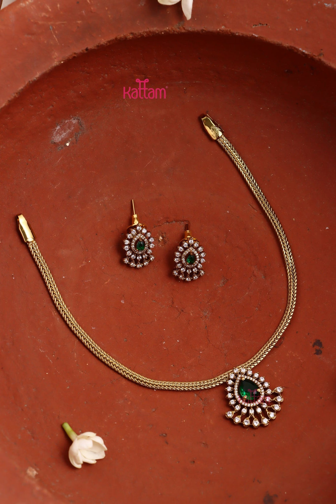 Leela - Thilak Green Choker - N3364