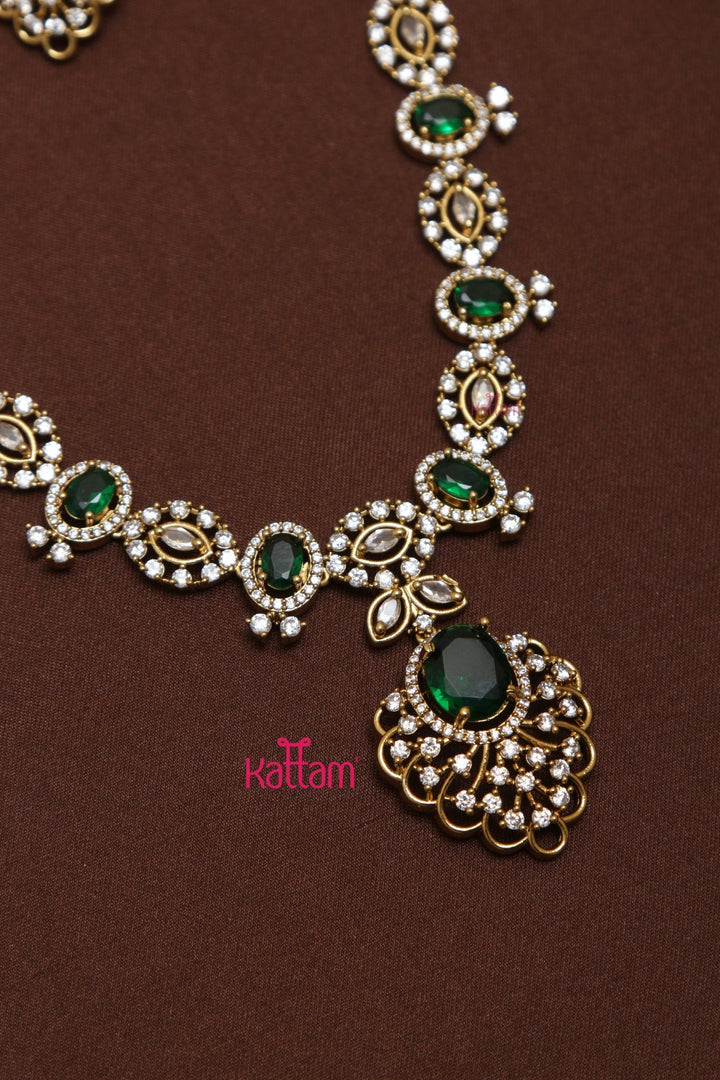 Lydia - Drop Green Stone Haram - N3551