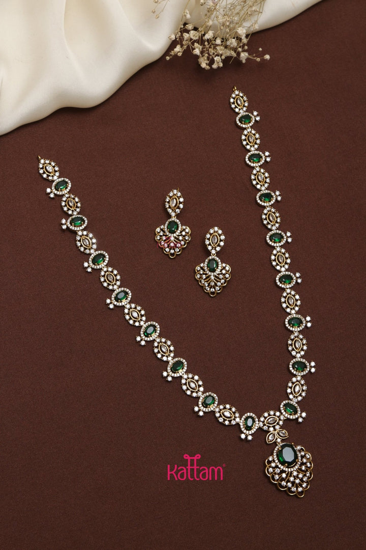 Lydia - Drop Green Stone Haram - N3551