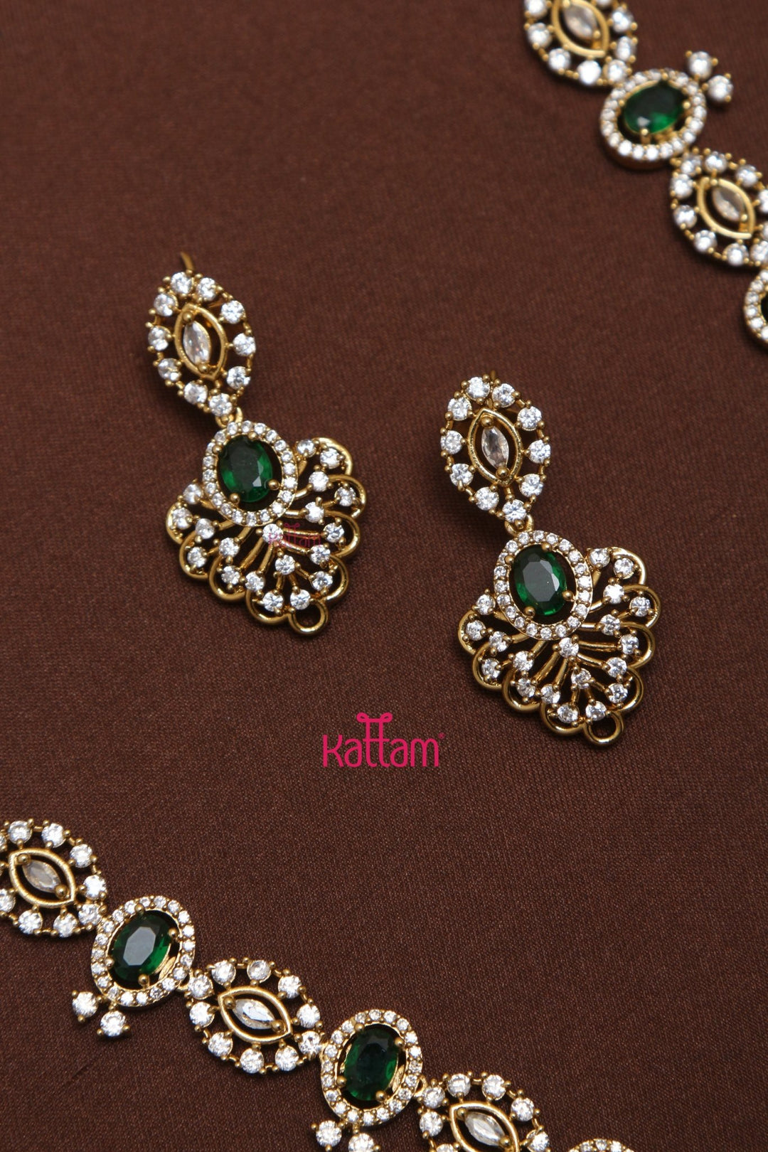 Lydia - Drop Green Stone Haram - N3551