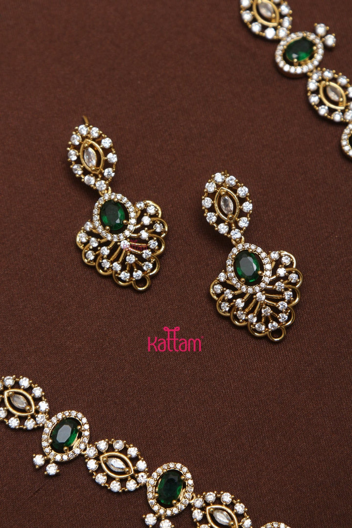 Lydia - Drop Green Stone Haram - N3551