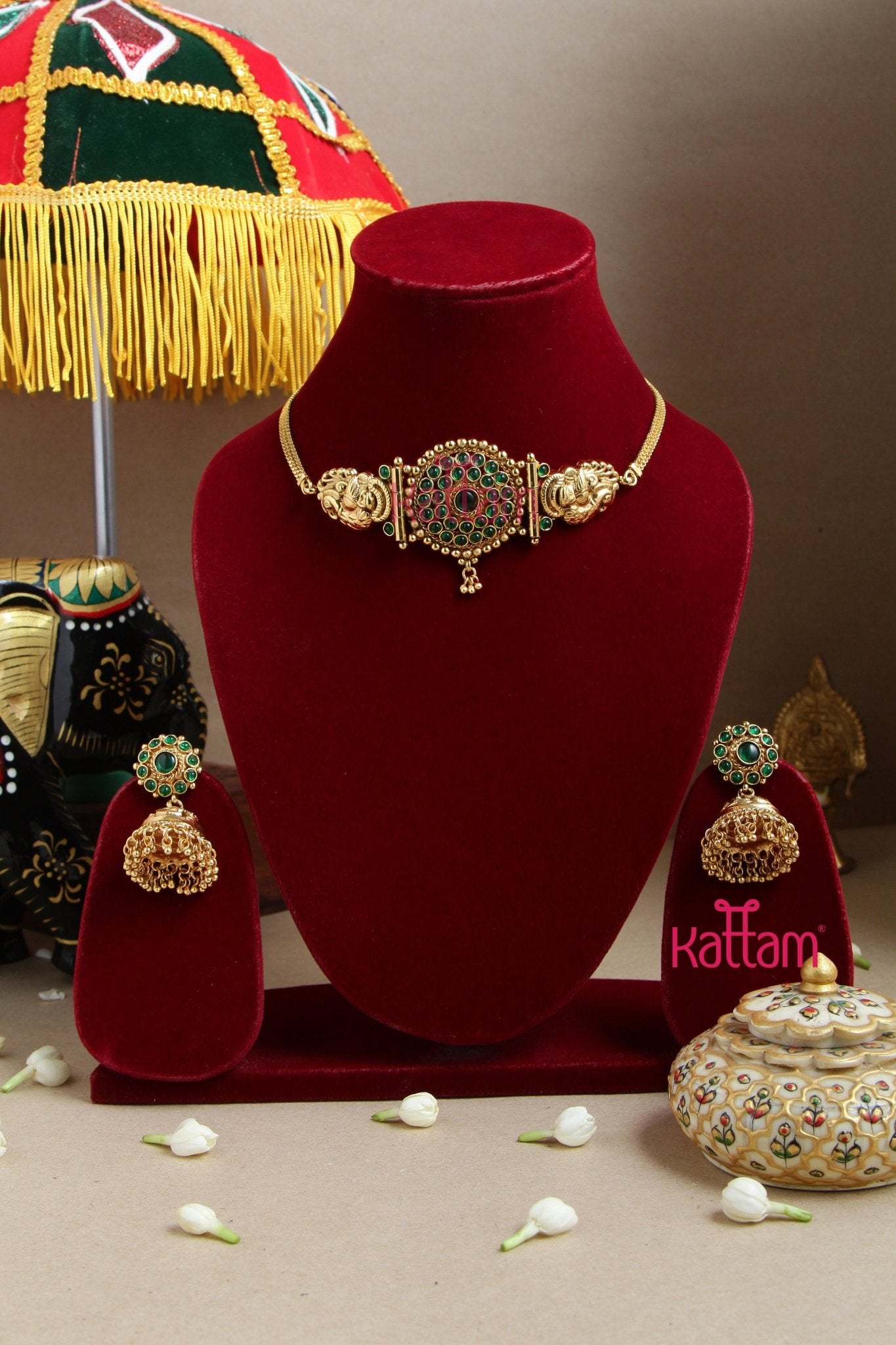 Choker Necklace Kalamandir Jewellers Necklace Designs Kalamandir