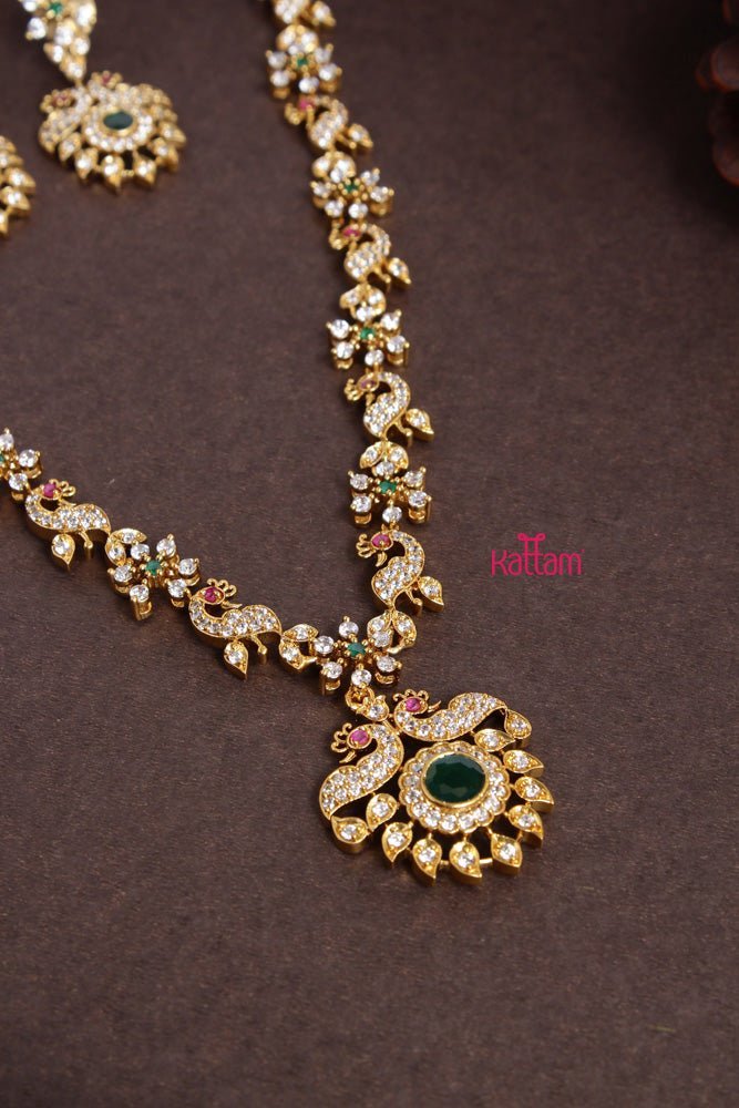 Mayil Multistone Floral Short Necklace - N2166