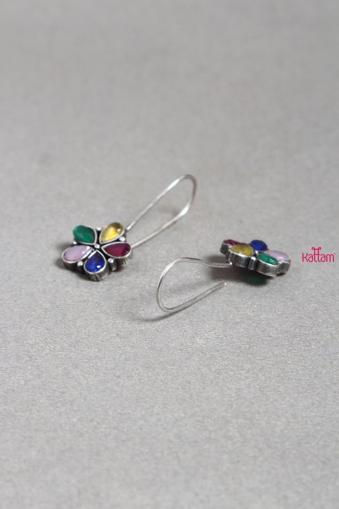 Multicolour Flower Earring - E265