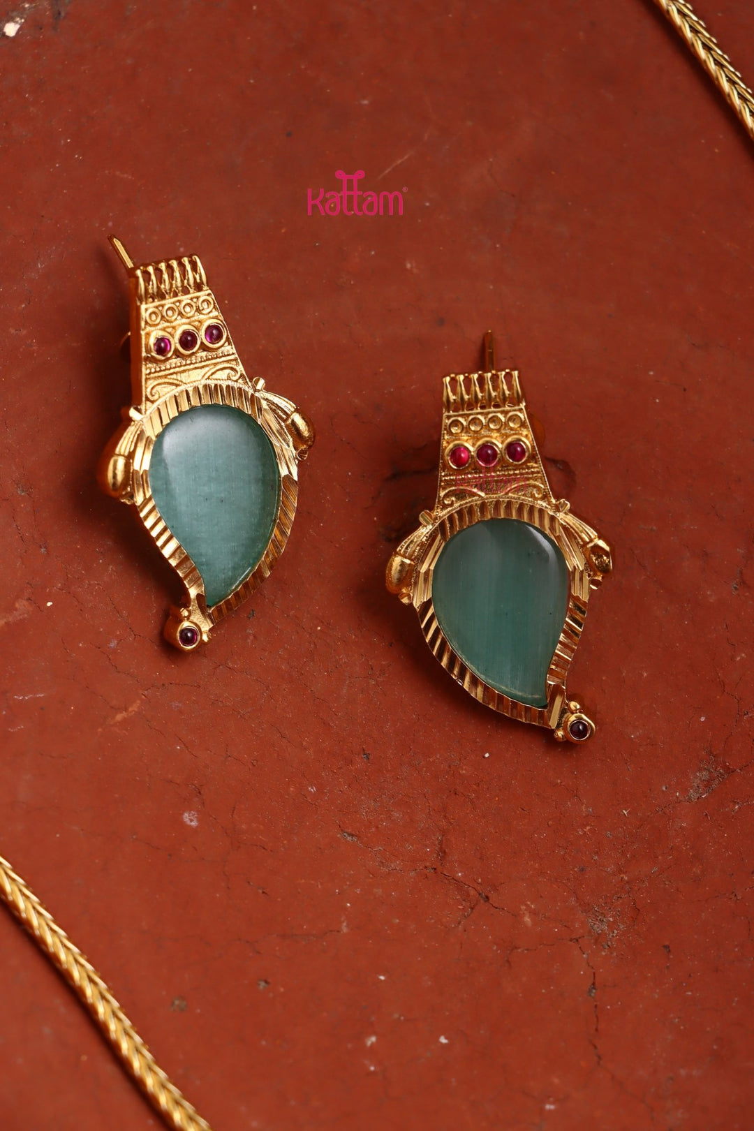 Palakka Manga Necklace - Light Blue - N3404