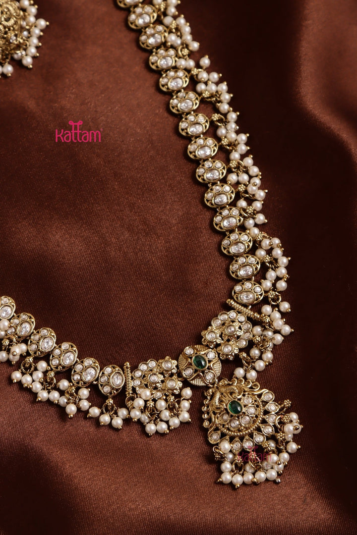 Peacock Black Polish Stone Haram - N3479