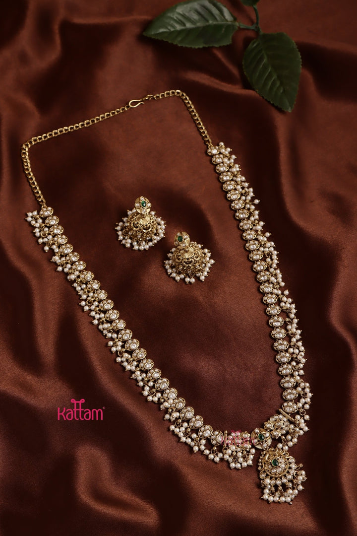 Peacock Black Polish Stone Haram - N3479