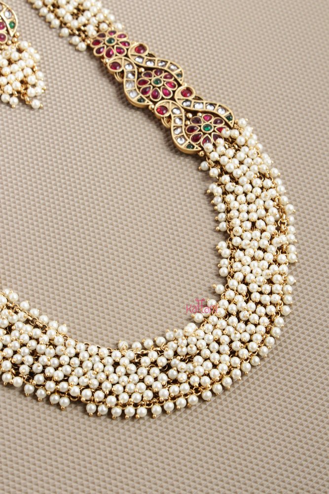 Pearl Clustered Traditional Haram Set - N2614