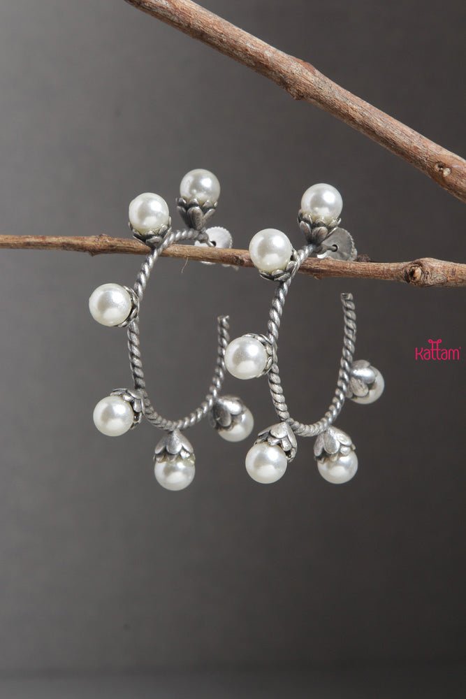 Pearl Ring Earrings - E363