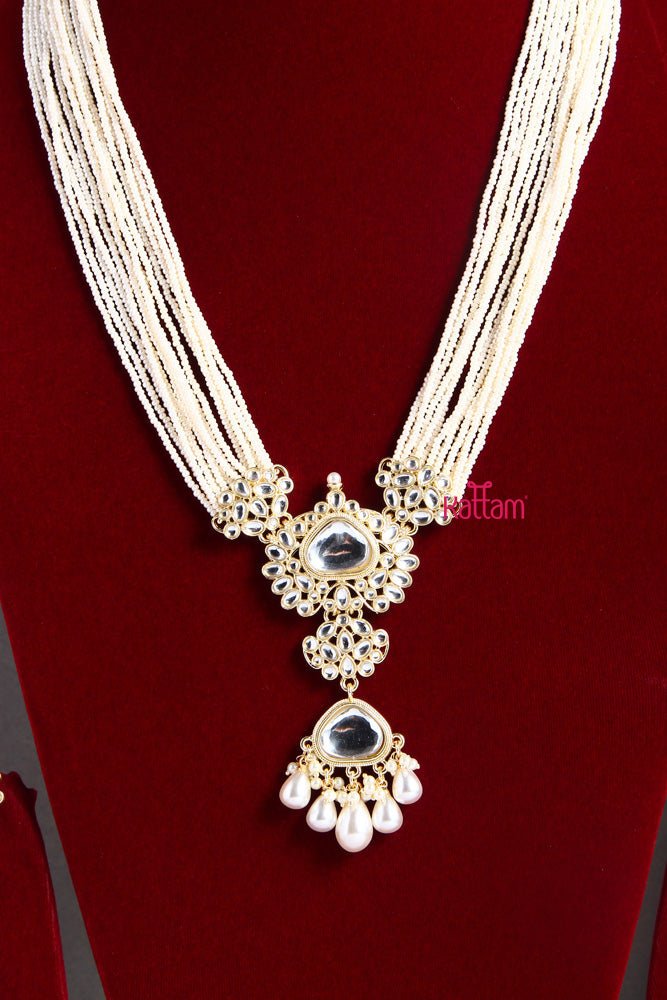 Premium Kundan Beads Haram - N1842