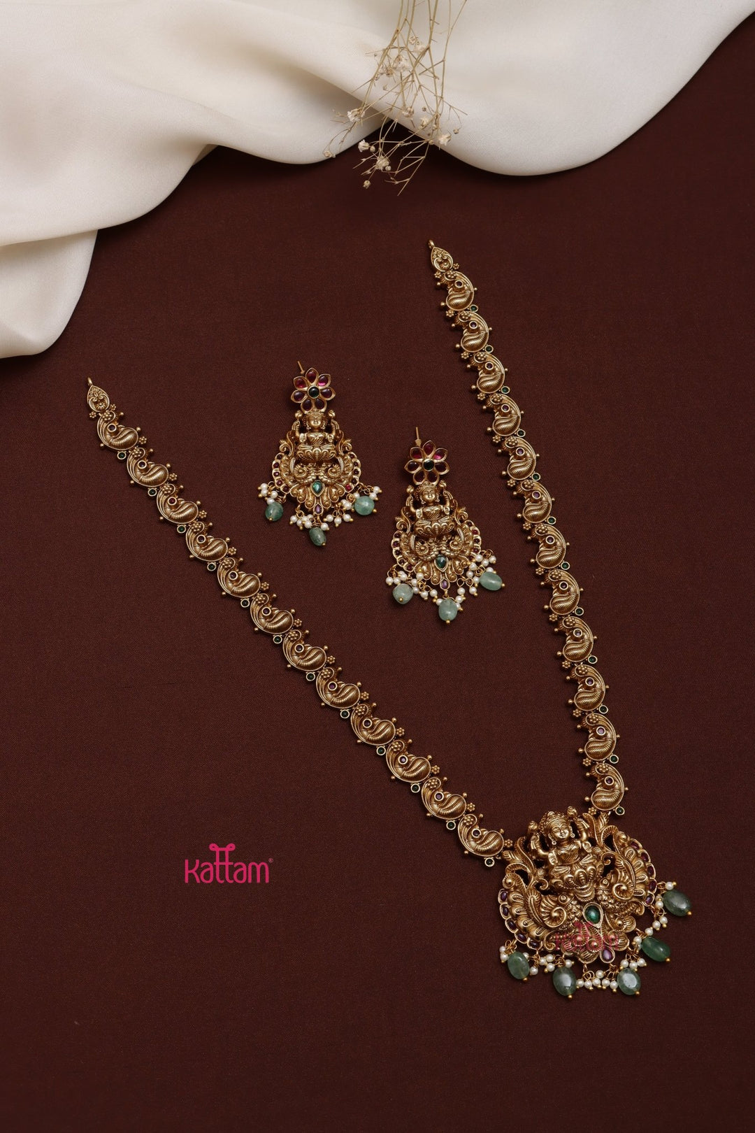 Punitha - Goddess Peacock Haram - N3659