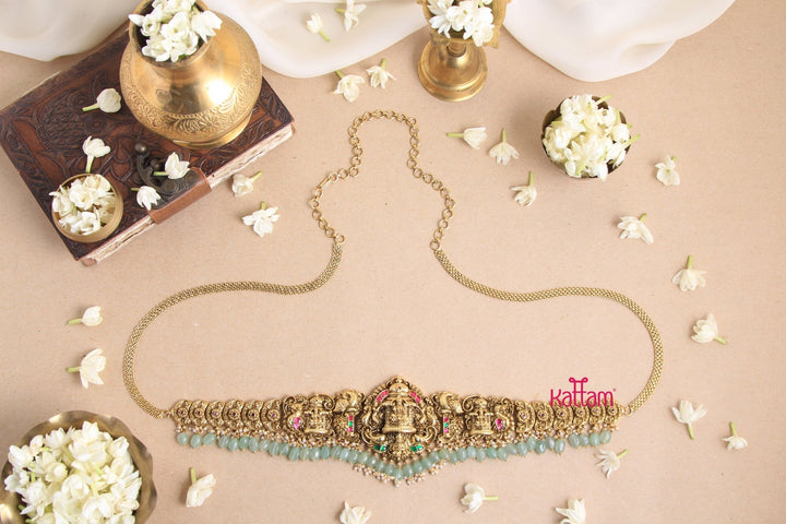 Semi Bridal Goddess Hip Chain - Pastel Green - HB145
