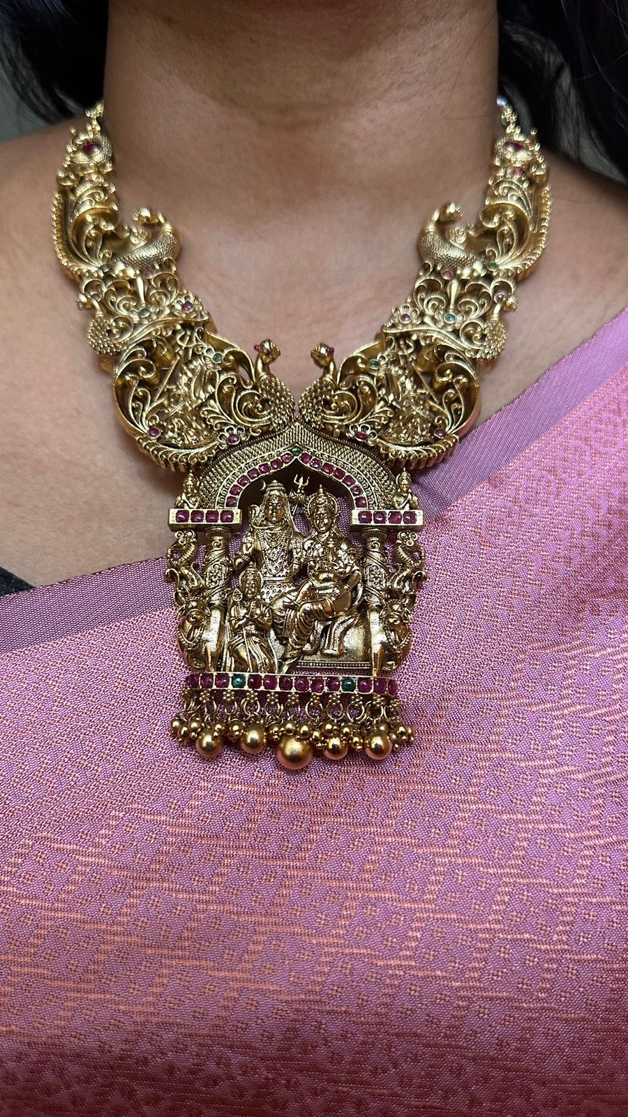 Shivn Parvathi Grand Necklace - N2642