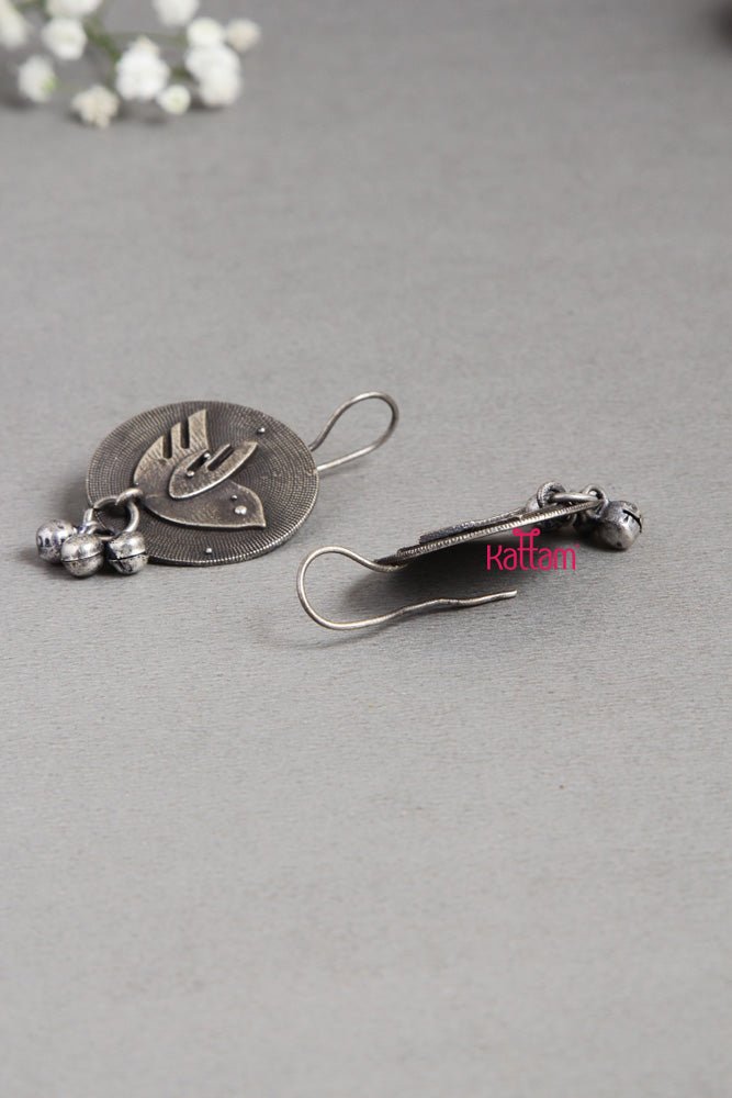 Silver Bird Hook Earring - E452