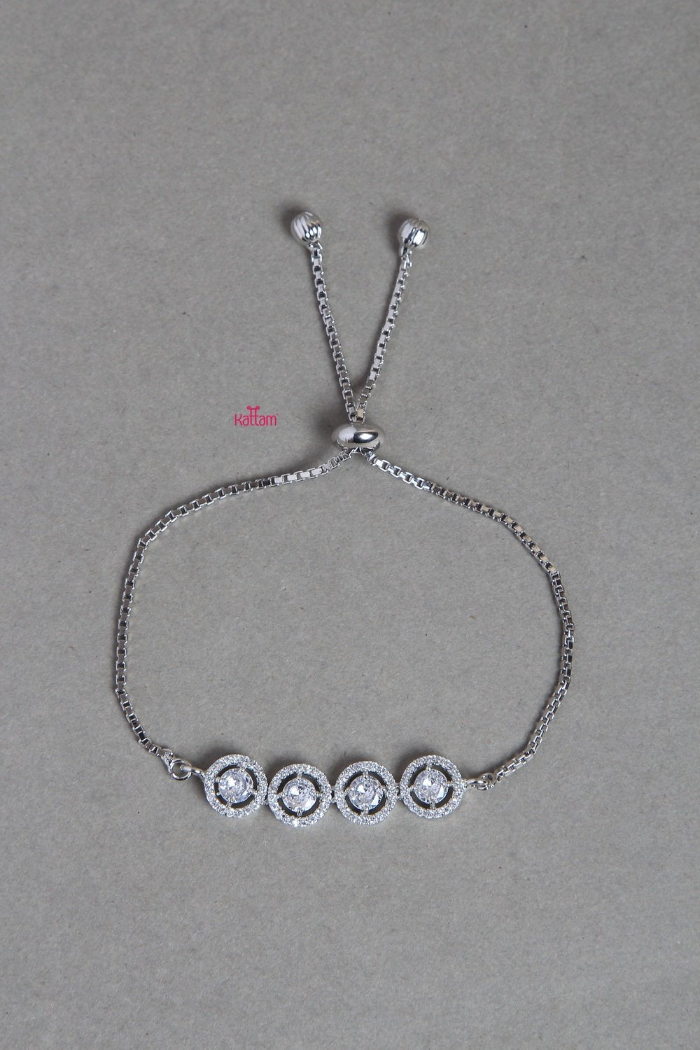 Silver Moon American Diamond Bracelet - BR013
