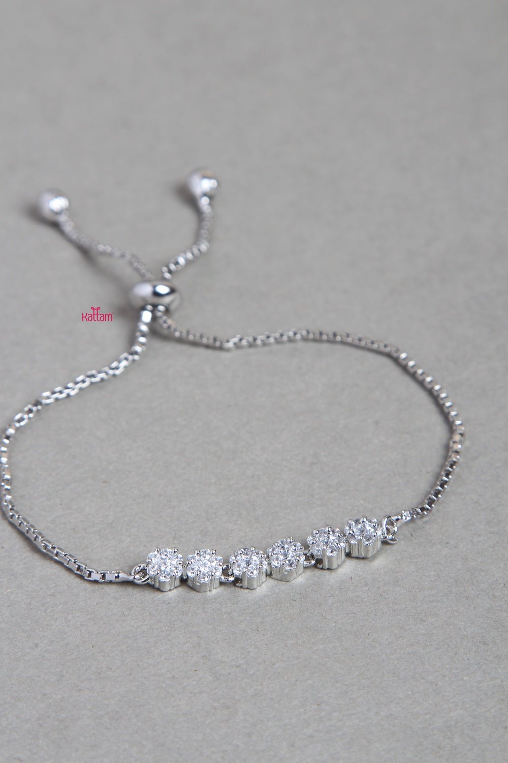 Silvertone Bright Shiny Bracelet - BR015