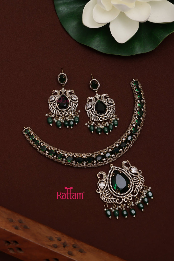 Sofia - Green Hasli Choker - N5255