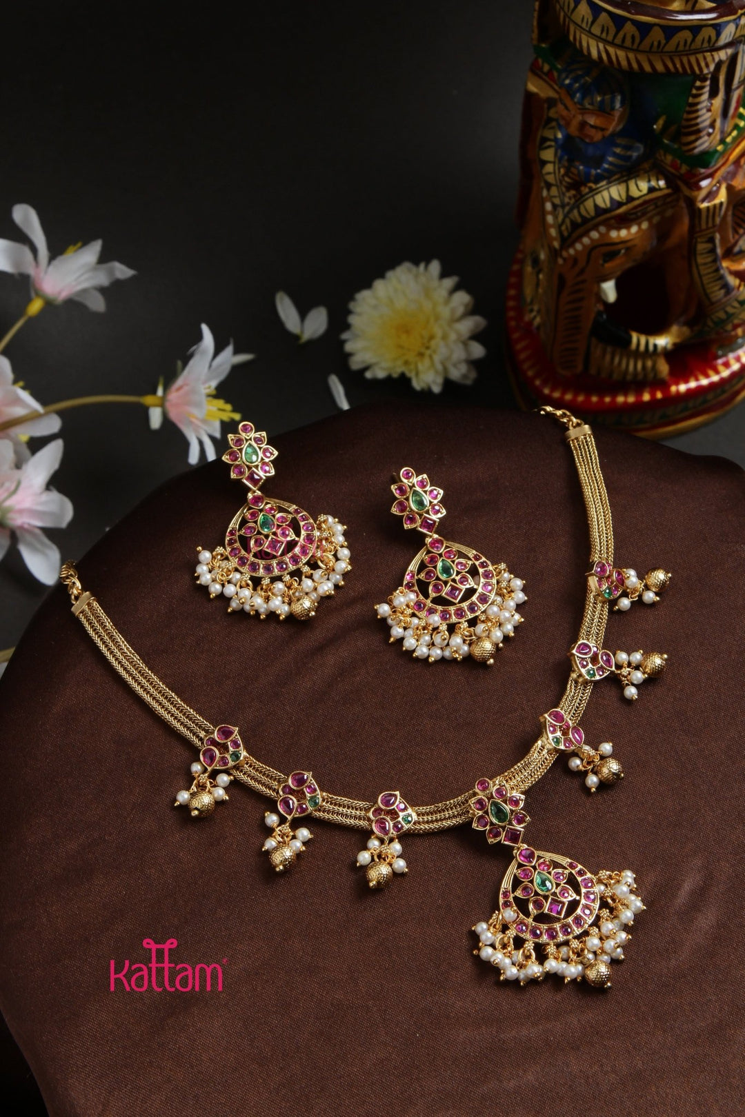Tear Drop South Attigai Set - N3122
