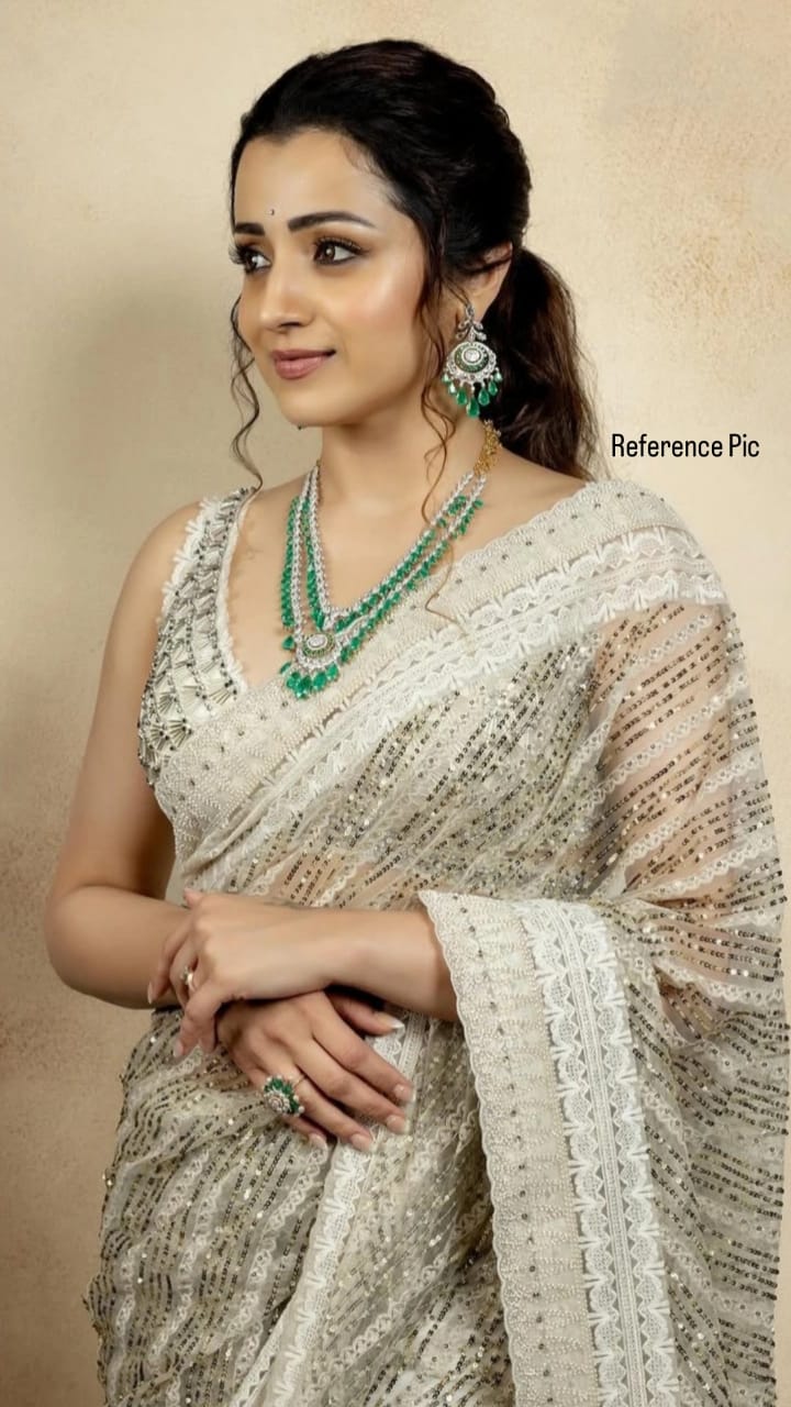 Zaveri - AD Layered Pastelgreen Necklace - N5278