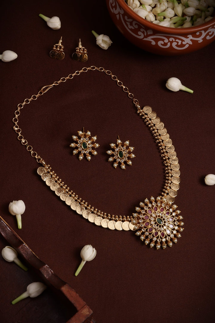 2 in 1 Chakra Coin Choker - N4134