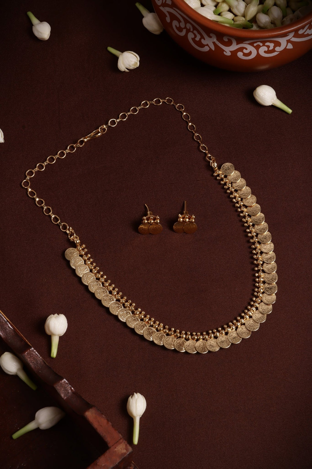 2 in 1 Coin Peacock Pendant Choker - Design 2 - N4136