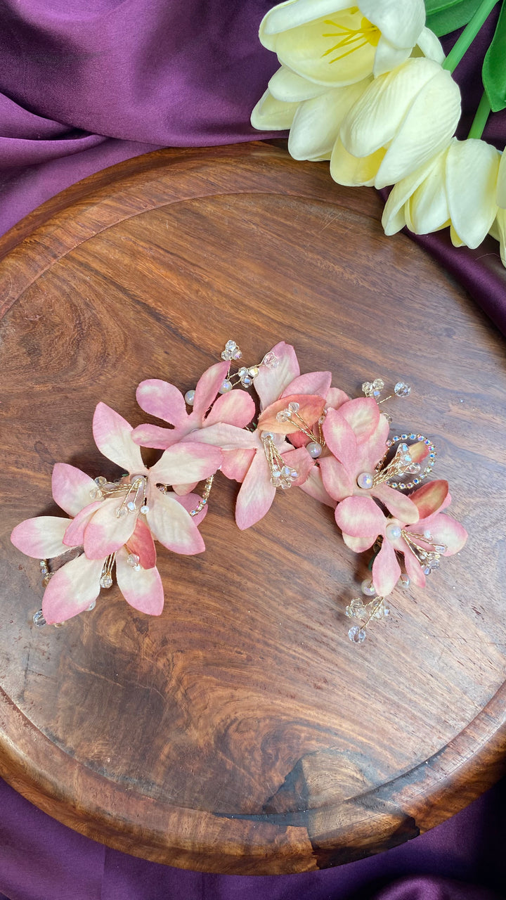 Handcrafted Hair Accessory Flower - Design 95