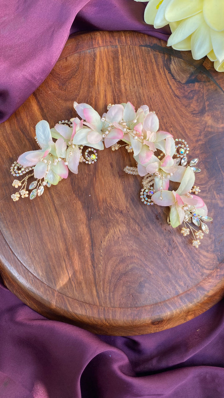 Handcrafted Hair Accessory Flower - Design 103