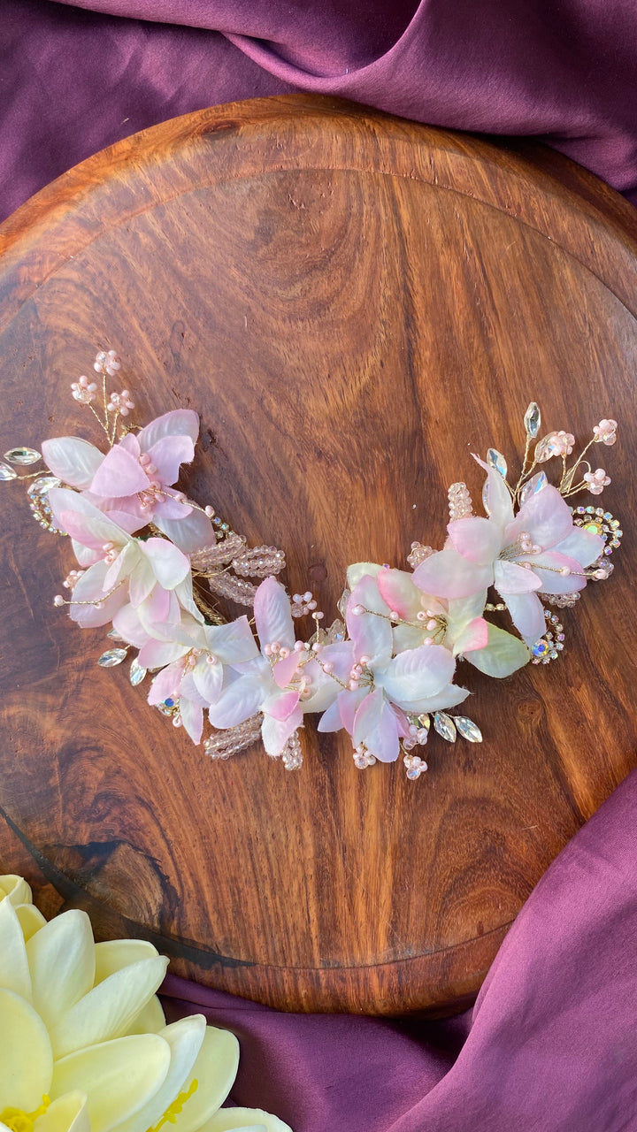Handcrafted Hair Accessory Flower - Design 105