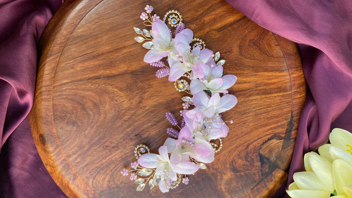 Handcrafted Hair Accessory Flower - Design 108